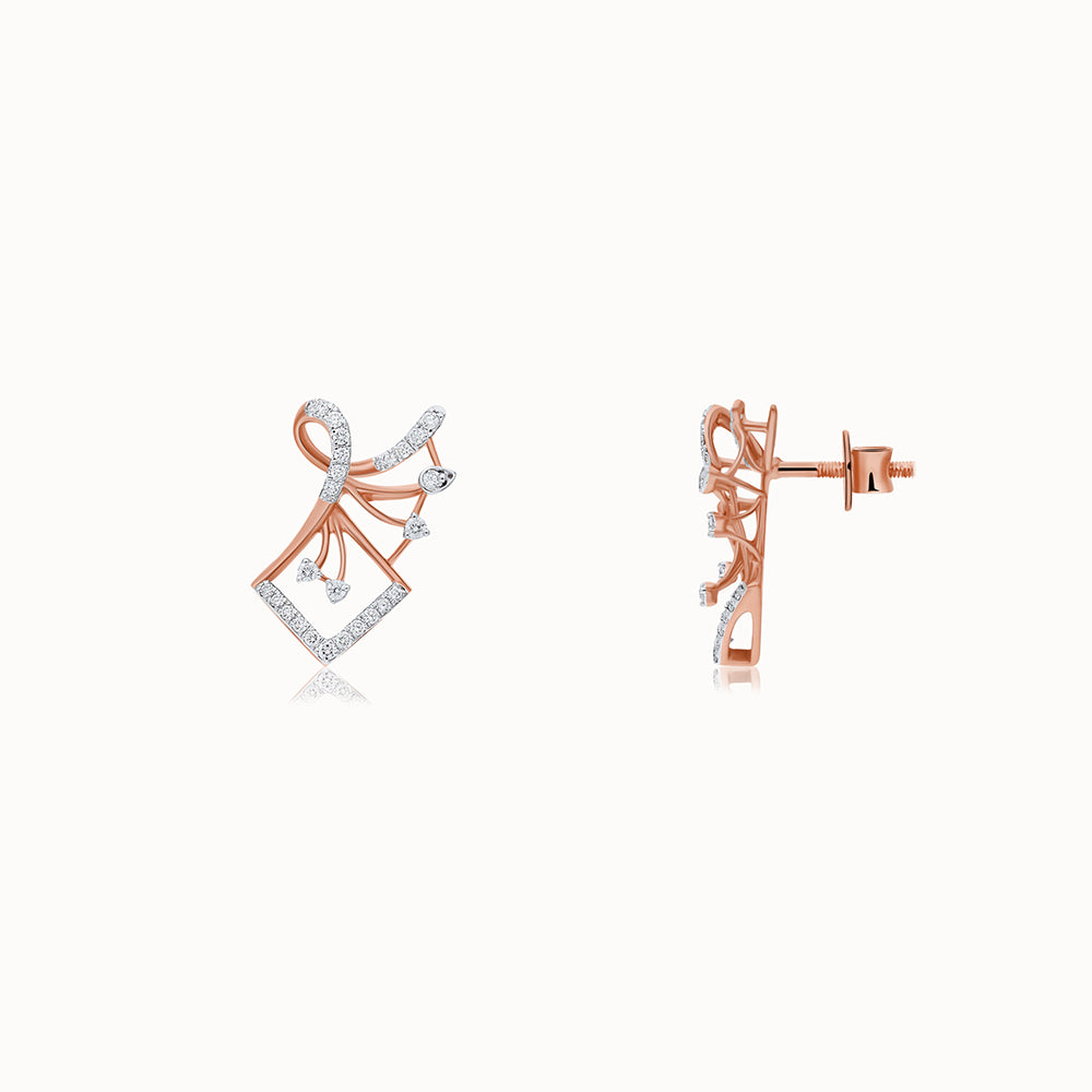 Sara Diamond Earring