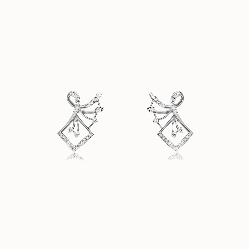 Sara Diamond Earring