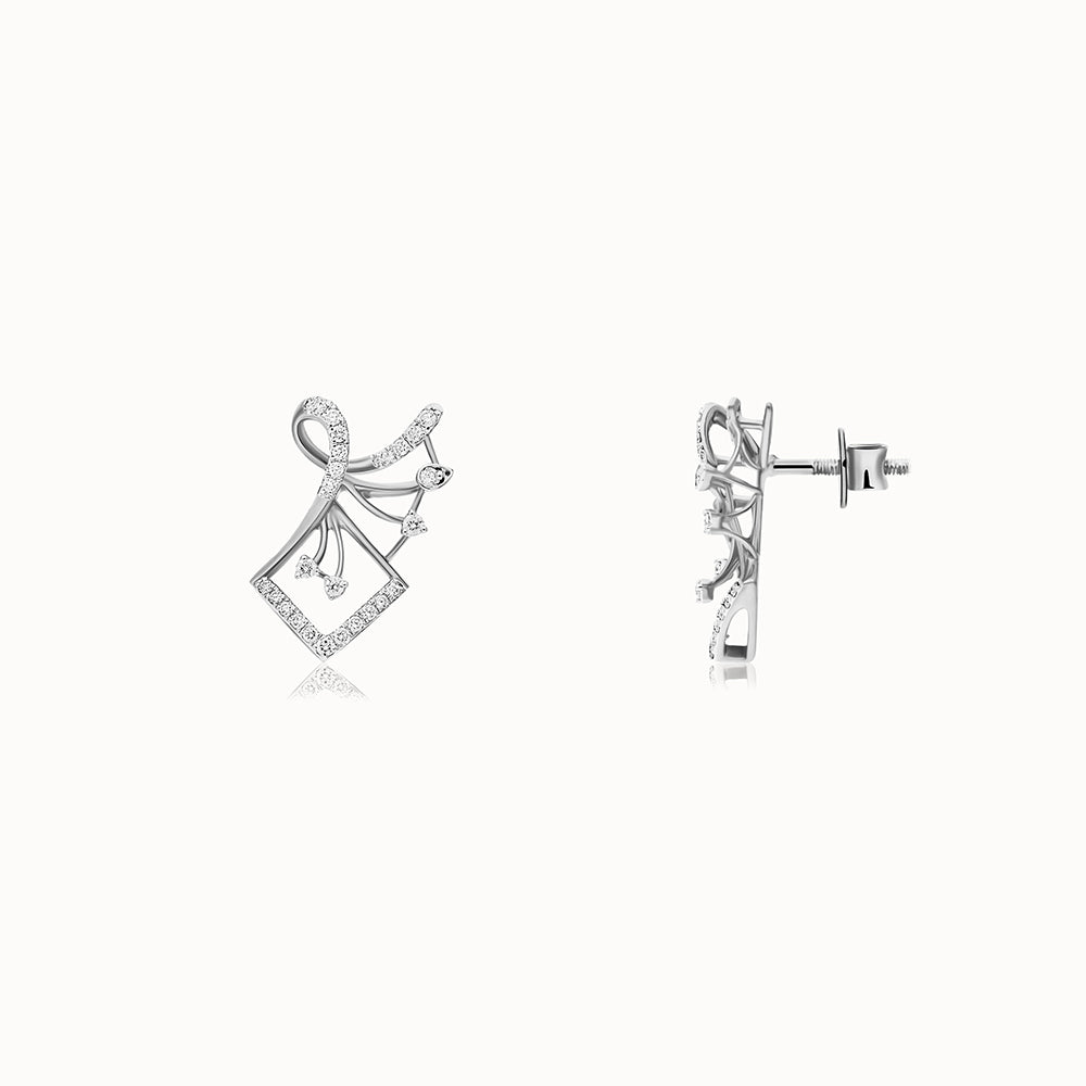 Sara Diamond Earring