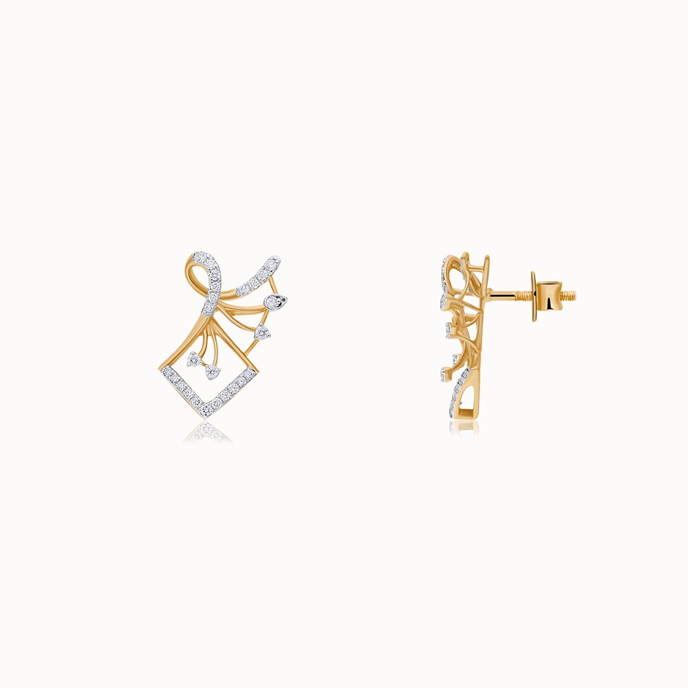 Sara Diamond Earring
