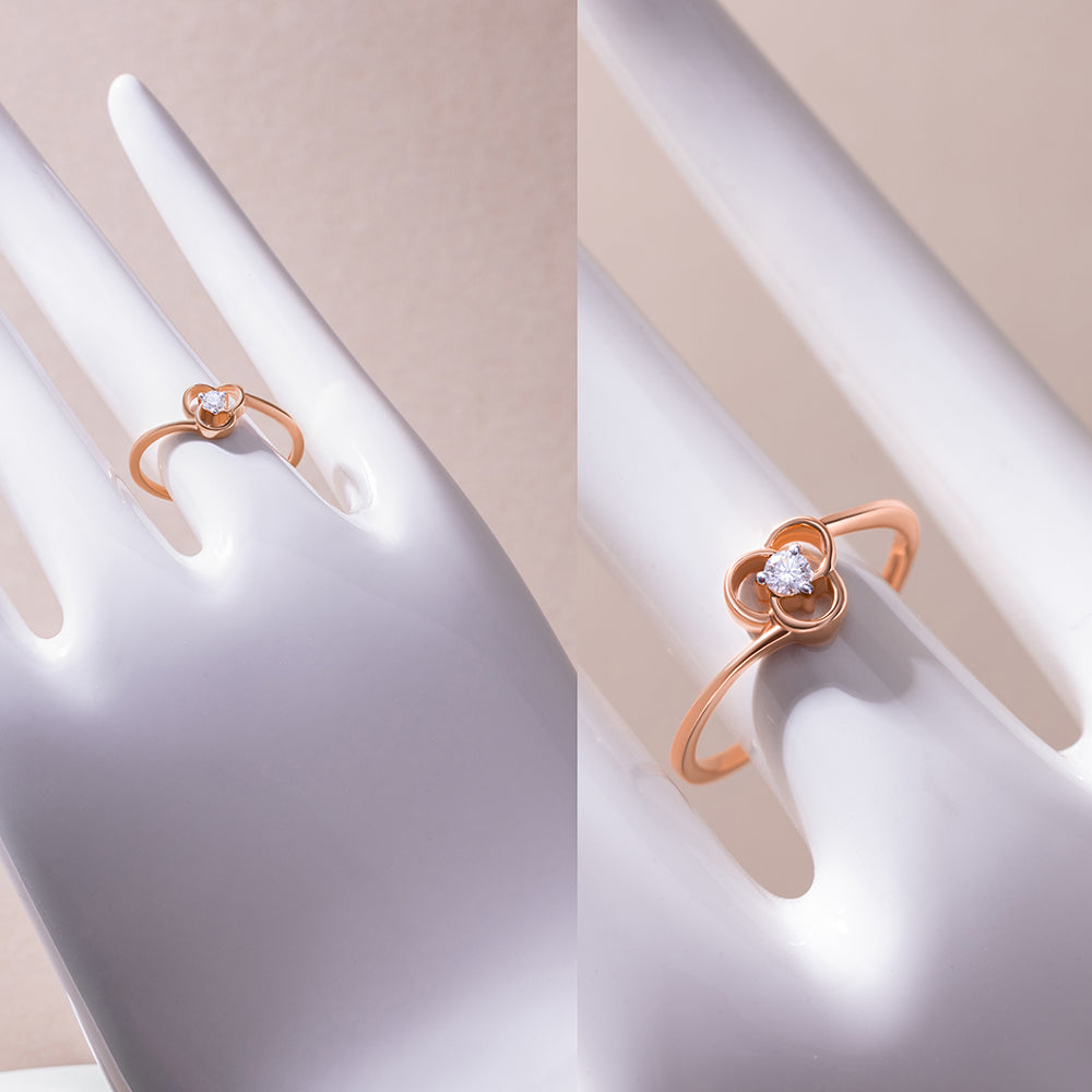 Inez Diamond Finger Ring