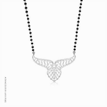 Fatima Diamond Double Hook Pendant with Chain