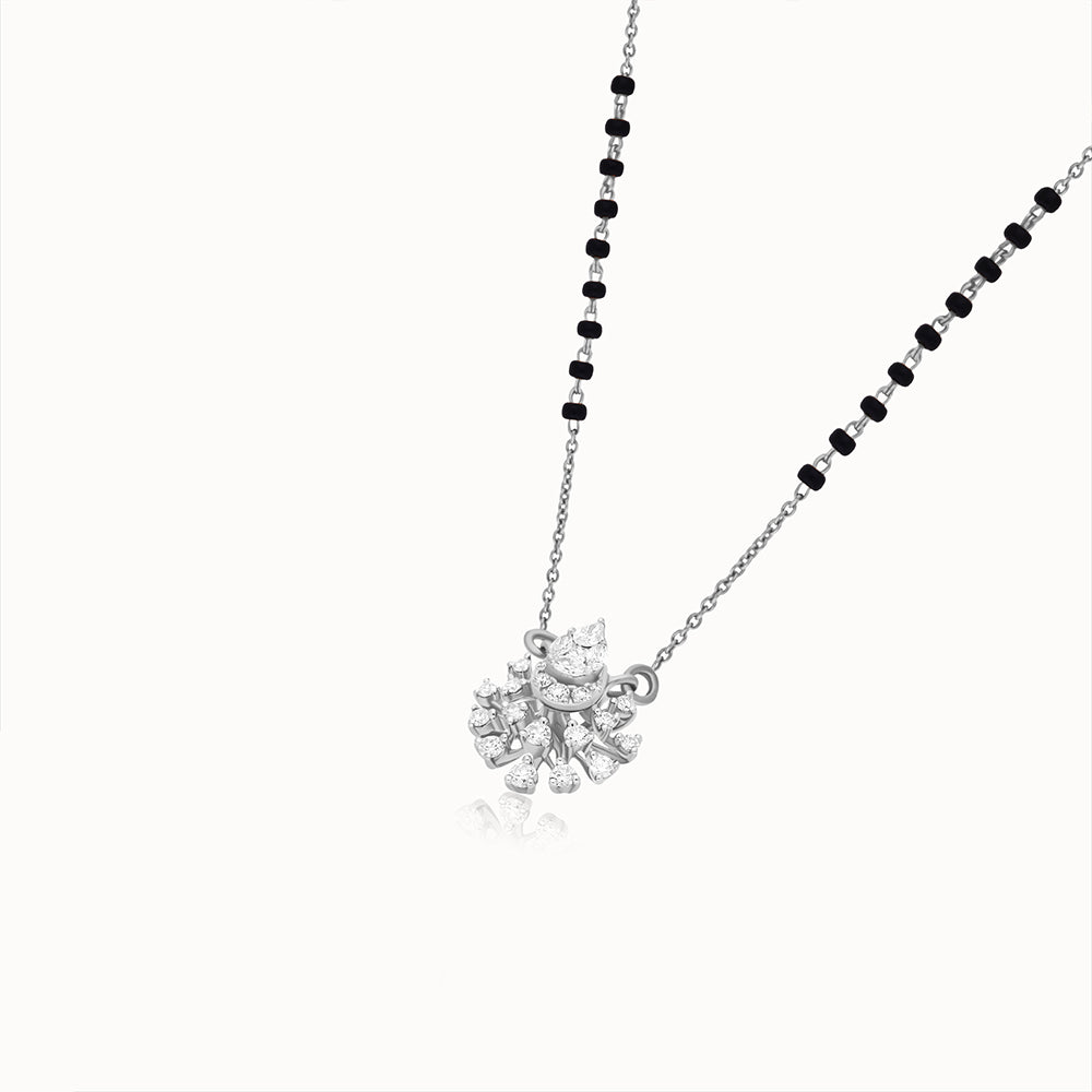 Kashvi Diamond Double Hook Pendant with Chain